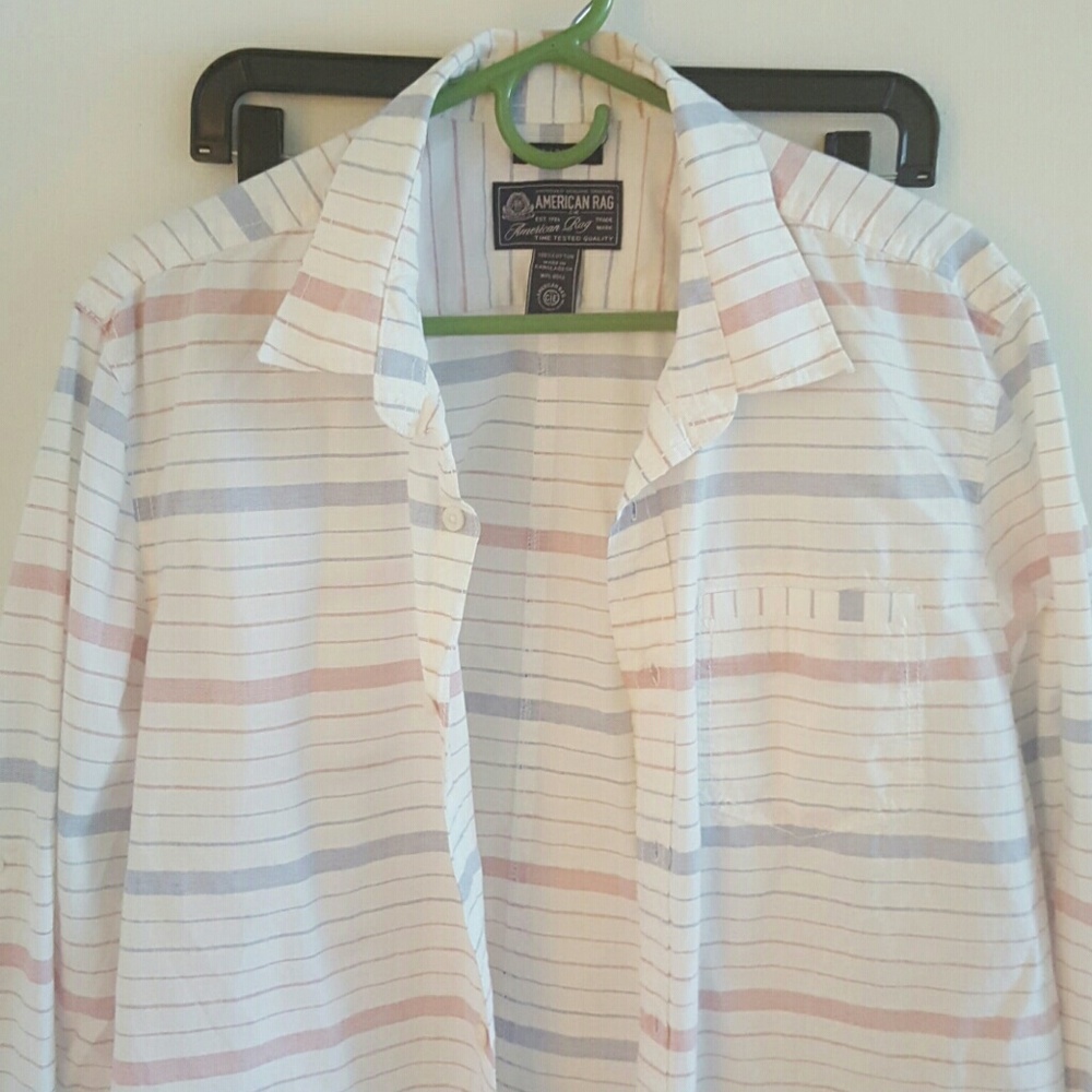 American rag long sleeve button shirt