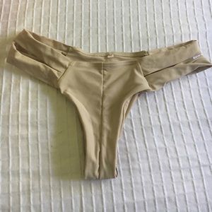 Montce style nude thong bikini bottom