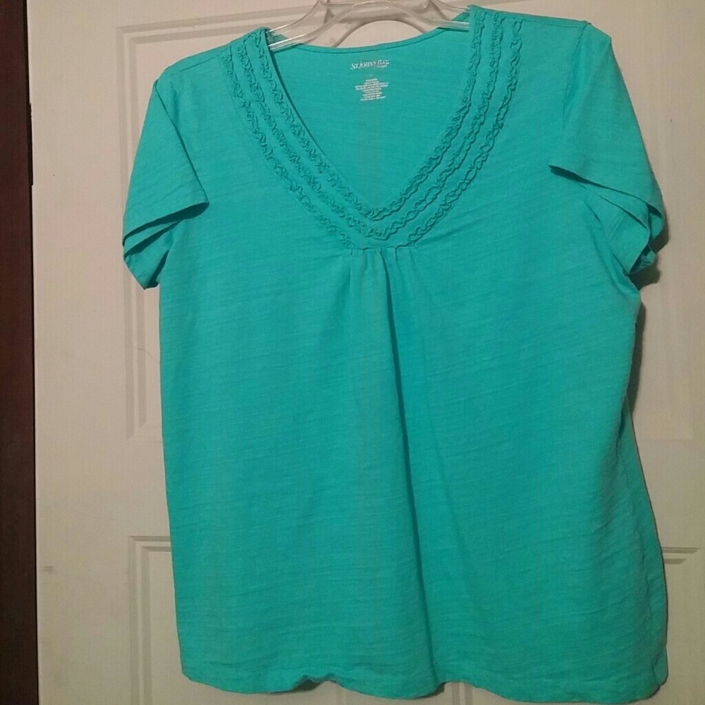 Aqua blue shirt