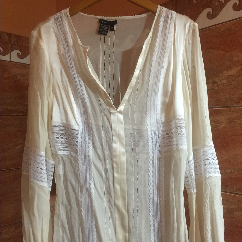 Eggshell White Blouse for Women