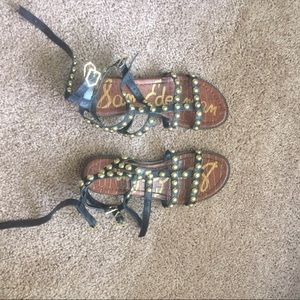 Sam Edelman studded black sandals