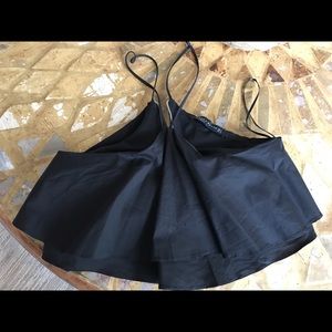 Zara halter mid riff top