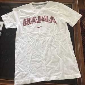 White Nike Alabama Tshirt NWOT