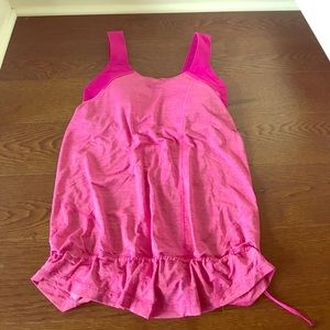 Lululemon size 6 built in bra tank