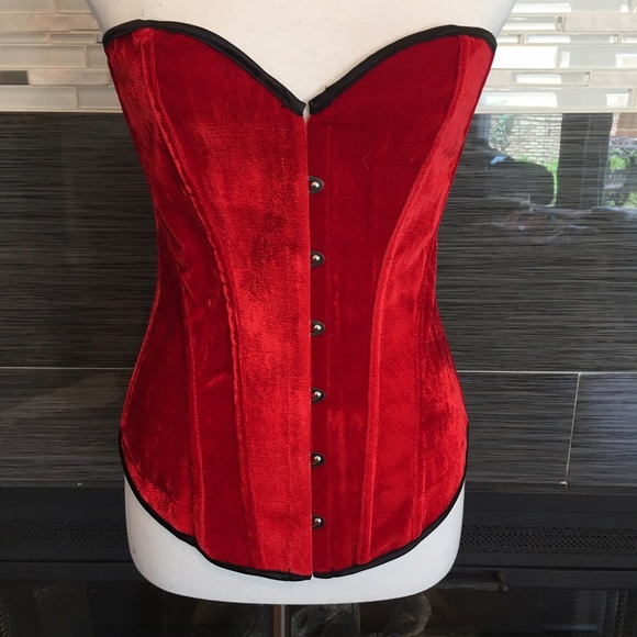Other - Red Velvet Corset