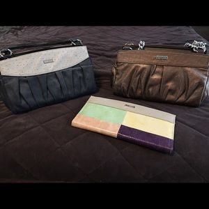 2 Miche bags, 3 removable shells