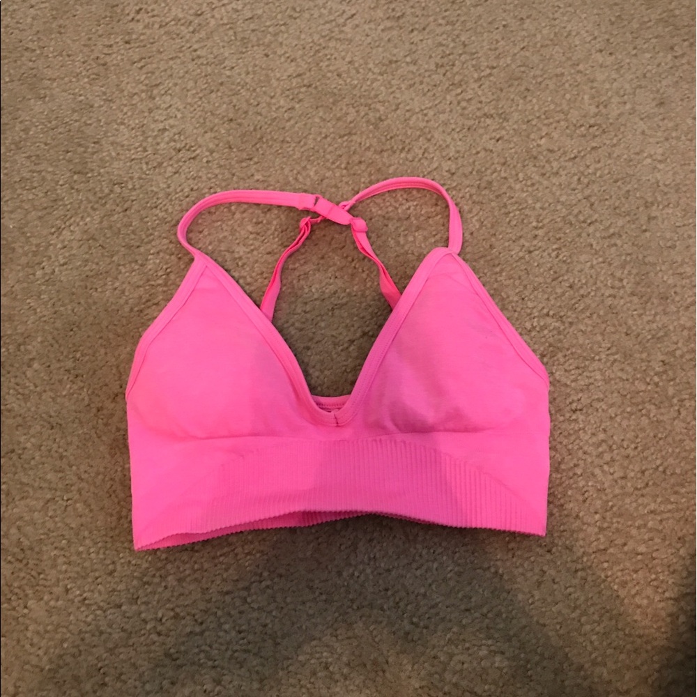 Hot pink Lululemon bra size 2