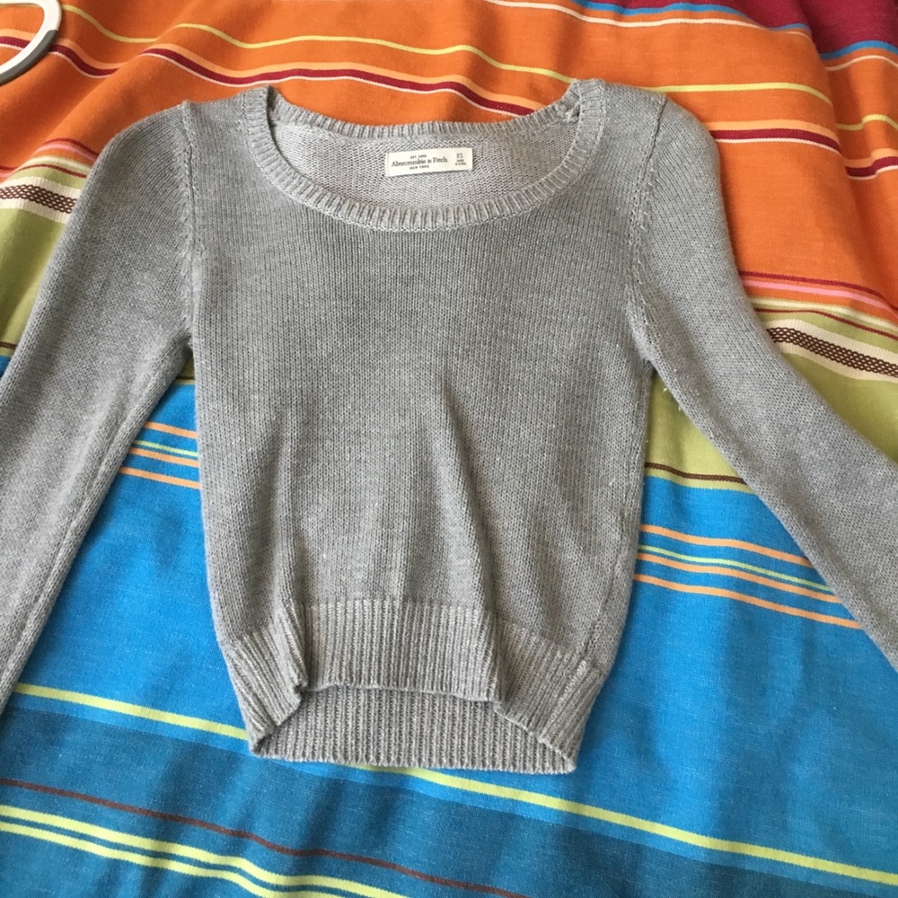 A&F cropped sweater