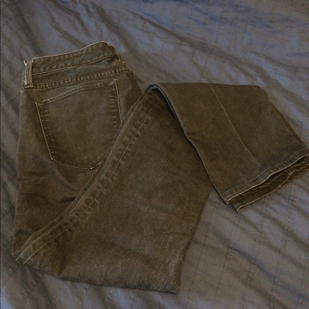 Black Distressed Jean by Banana Republic