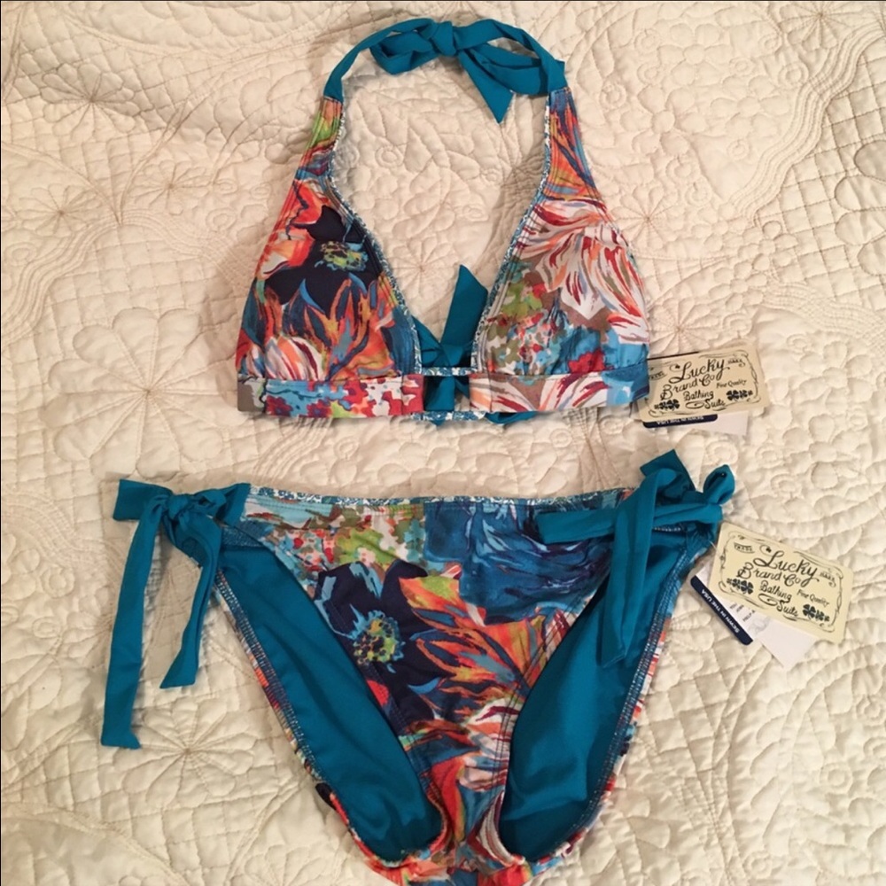 Lucky Brand Bikini 2 piece swimsuit NWT