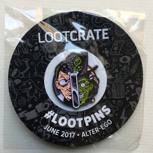DR JEKYLL AND MR HYDE ALTER EGO LOOT CRATE PIN