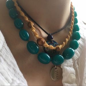 Vintage teal necklace