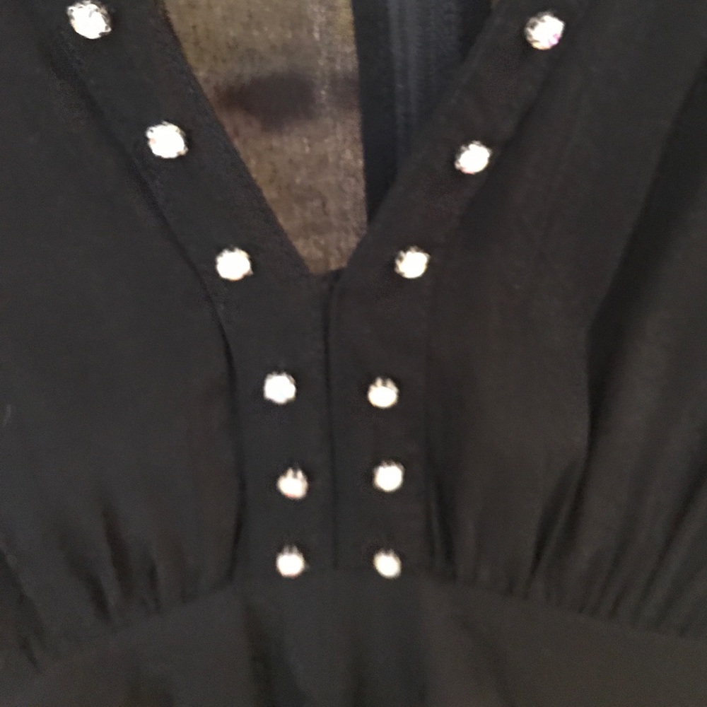 Black Long Slv Romper View 2