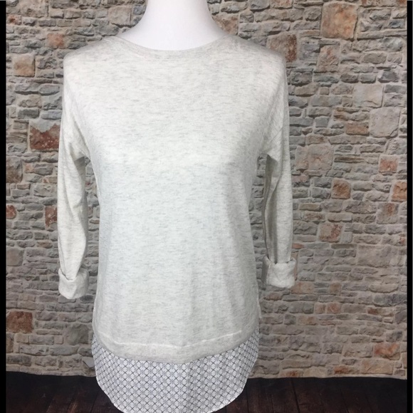 Ann Taylor LOFT Women's Split Back Sweater Sz XSP - Picture 3 of 7