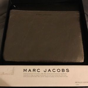 Marc Jacobs Metallic Leather Pouch