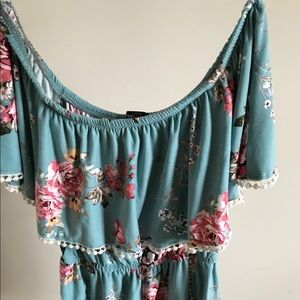 Off shoulder Romper