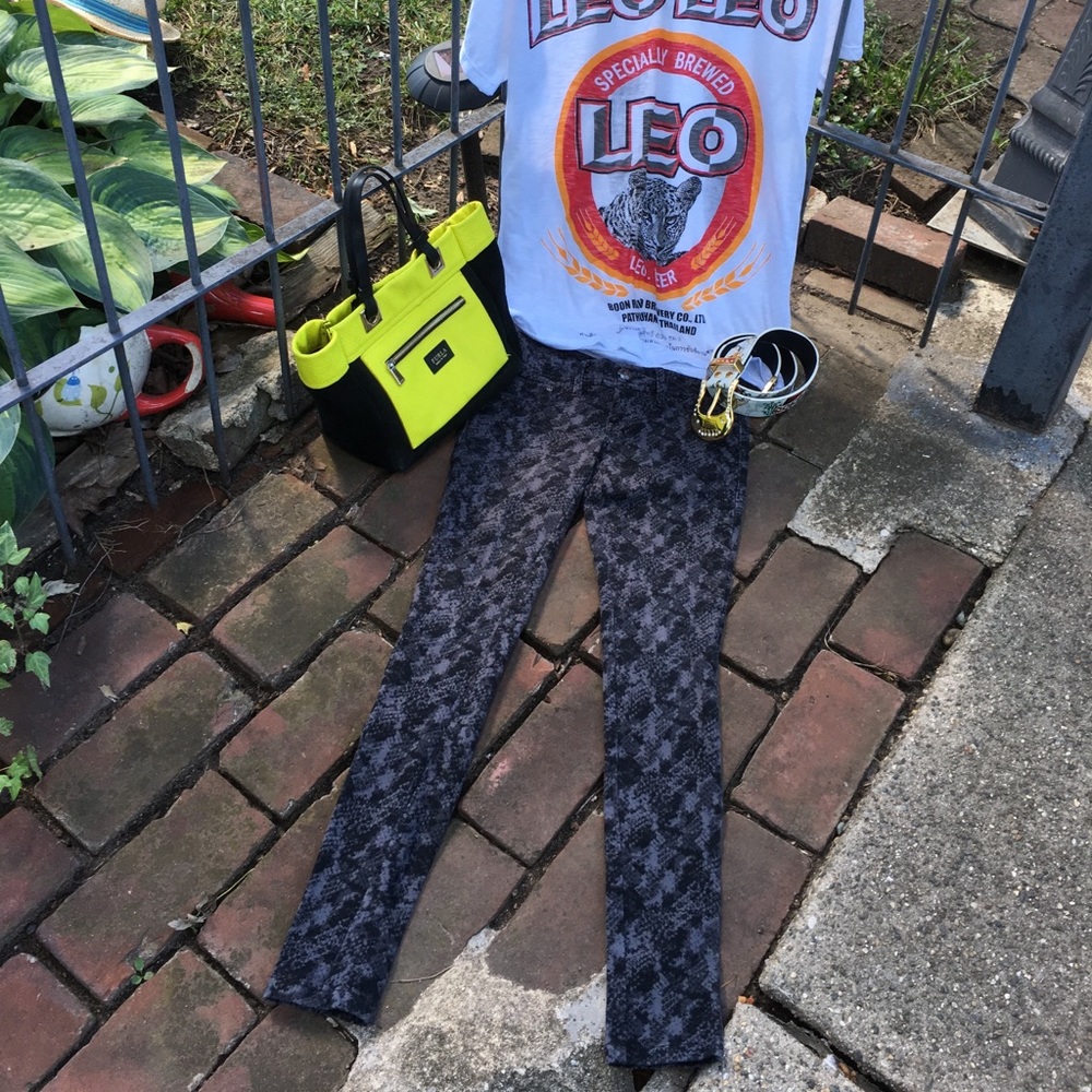 Black & Gray Express Jeans Leggings Size XS EUC