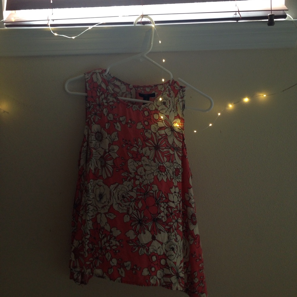 Gap Pink Floral Blouse