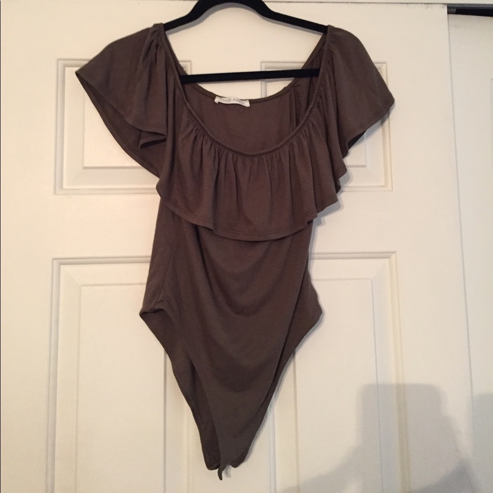 Tobi (Honey Punch) Army Green Body suit