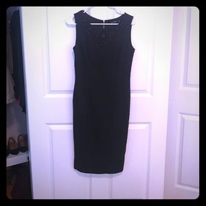 Black Ellen Tracy Shift Dress (mildly stretchy)