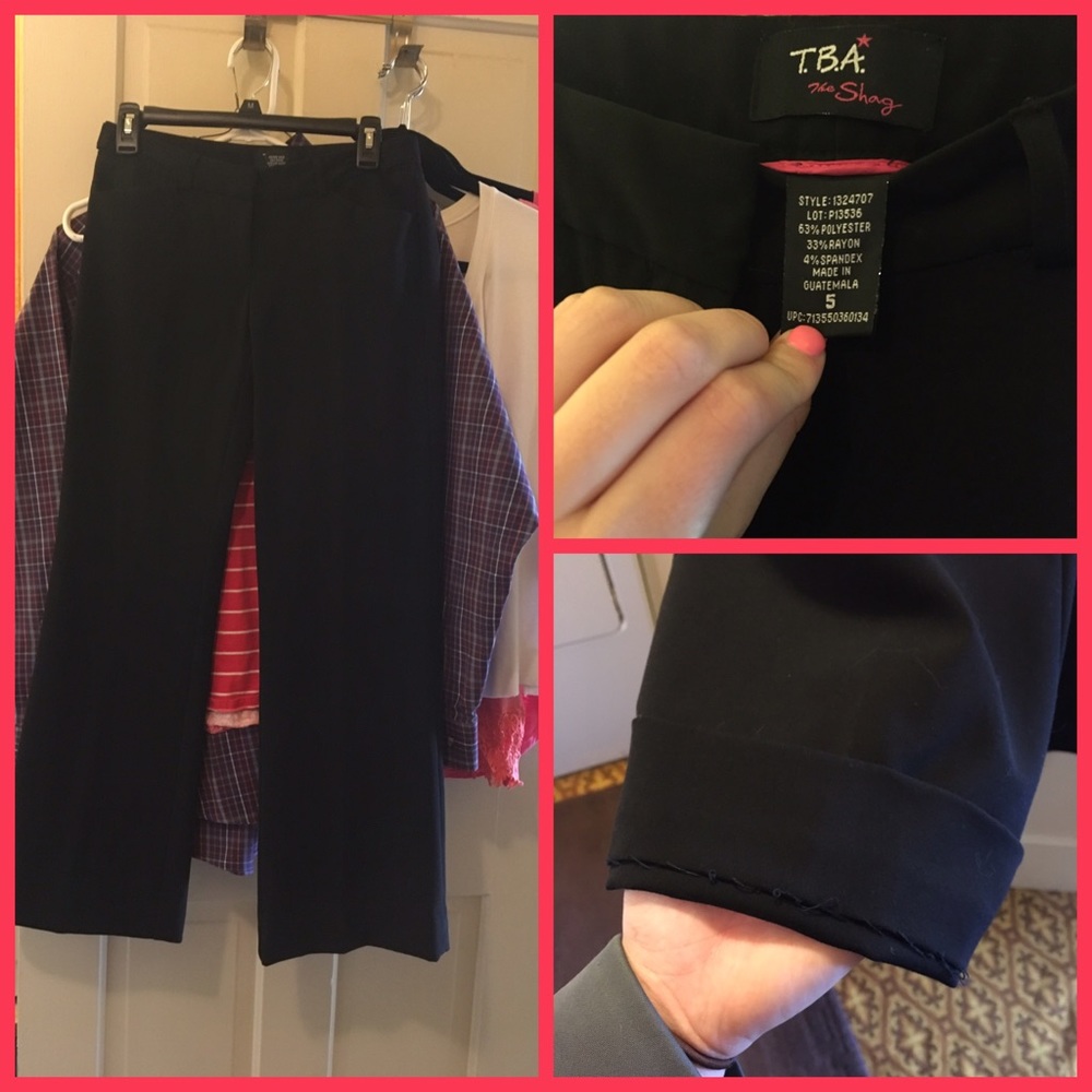Black slacks