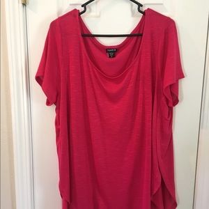 Fushia blouse with open sides