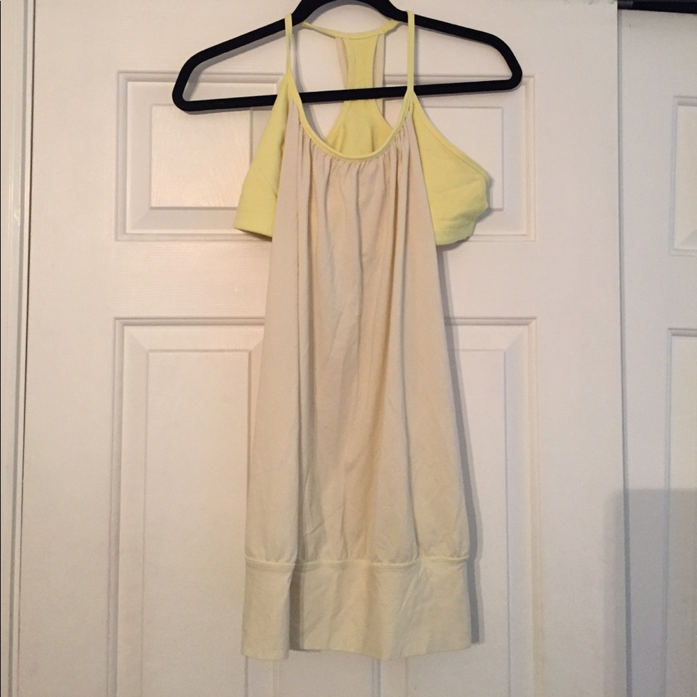 Lululemon Yellow tank
