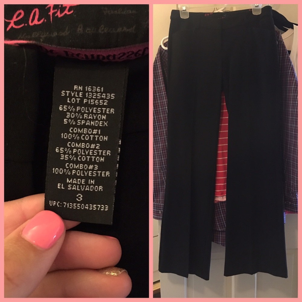 Black slacks