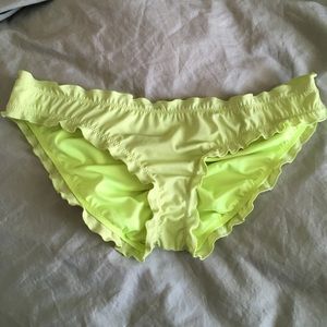 Victoria's Secret ruffle cheekini bottoms