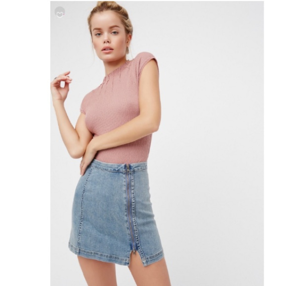 Free People NWT This Way Or That Mini Skirt
