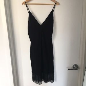 Black Aritzia Slip Dress