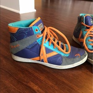 Euro high top kicks. Women's size 39 (9) sneakers