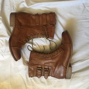Tan Combat Boots