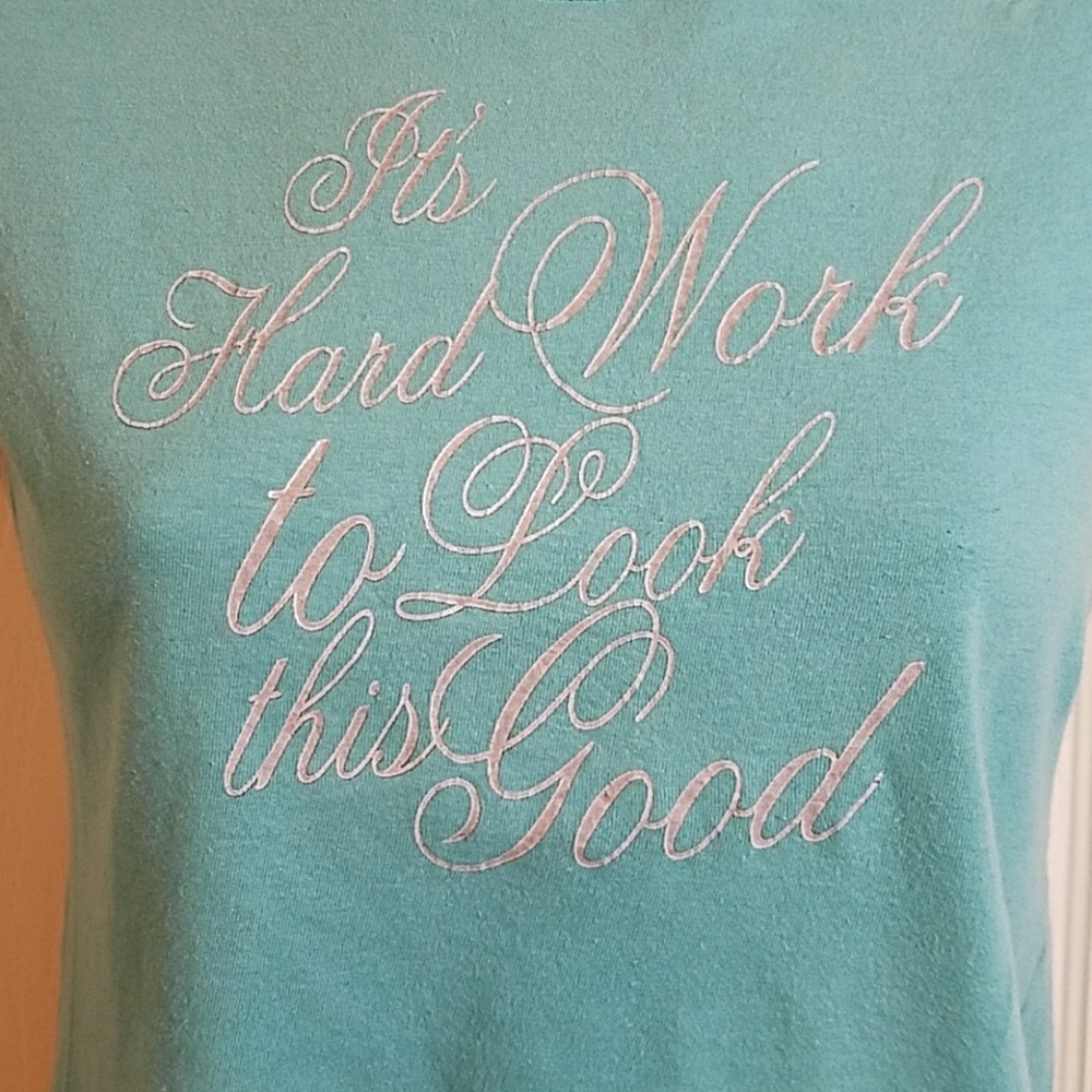 Teal Crew neck T shirt from Aeropostle