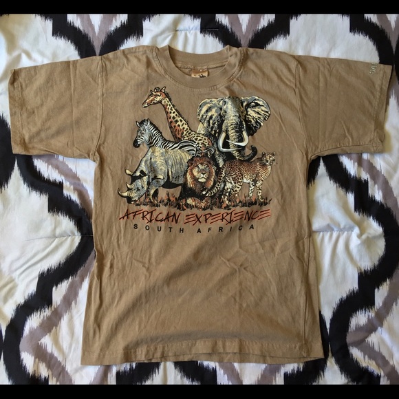 Vintage African Animals Tee - Picture 1 of 4