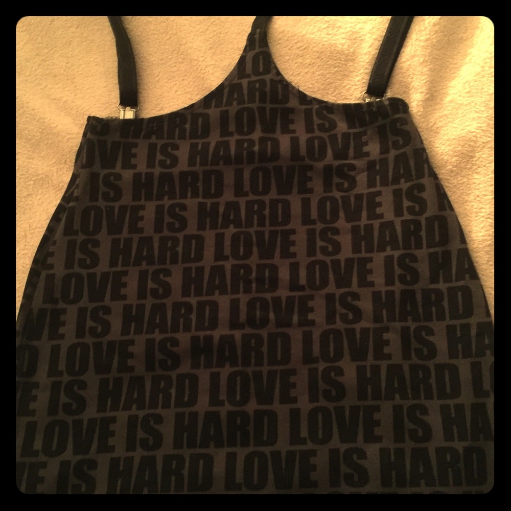 Love is Hard mini skirt