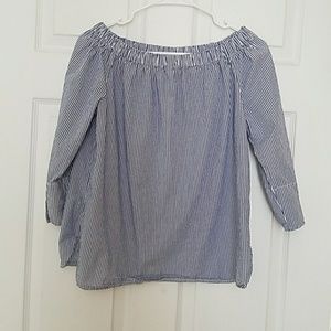 Off The Shoulder Half Sleeve Top