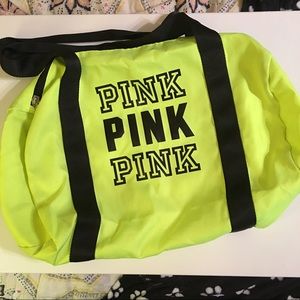 VS Pink Duffle Bag