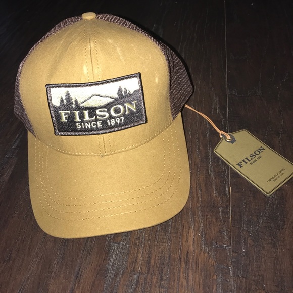 Filson Other - New Filson Logger Mesh Cap Hat Tan