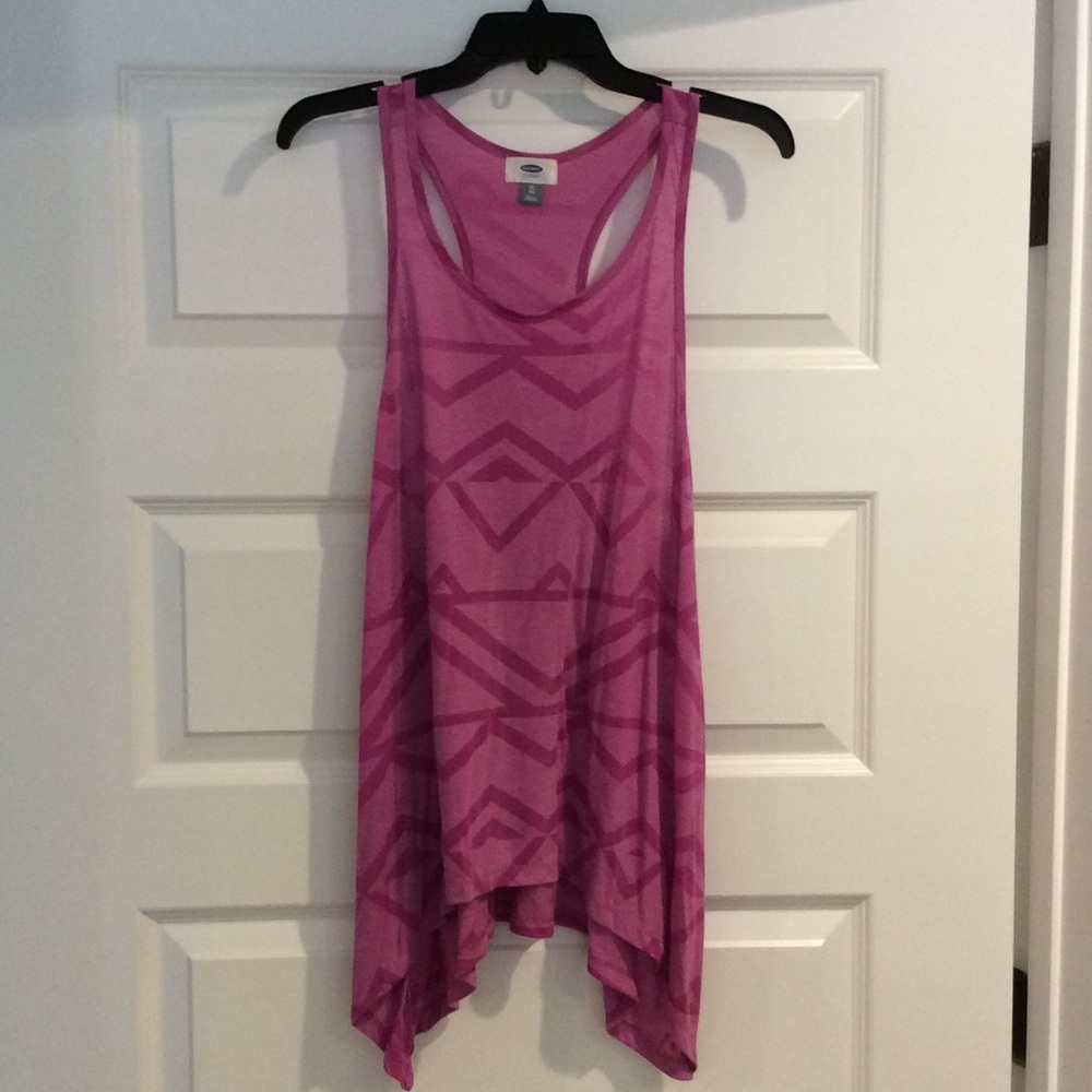 Pink graphic tank
