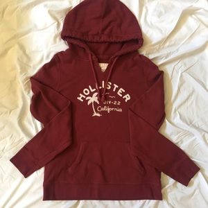 Hollister Burgundy Hoodie