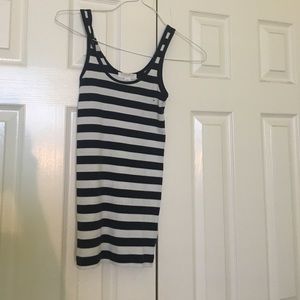 Striped tanked top