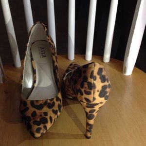 Leopard print heels