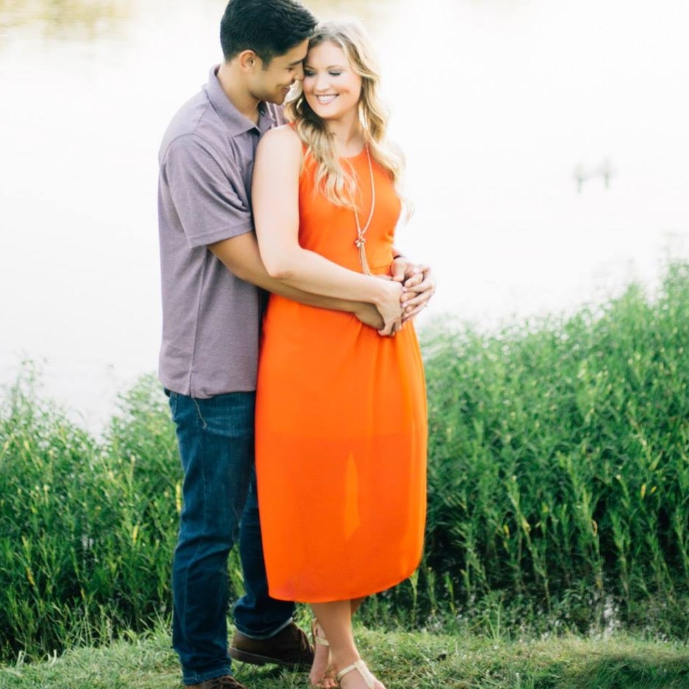 Orange dress