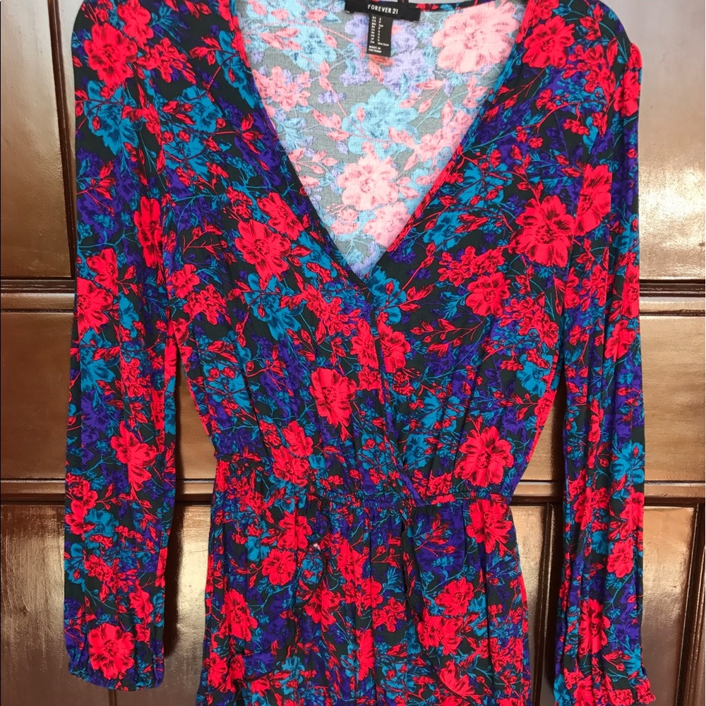 Floral Forever 21 romper