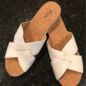 Michael Kors Size 11 White Sandals