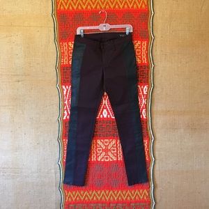 NWOT Wine / Black Leather Rag&Bone Pants, Size 28