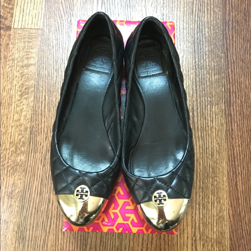 Tory Burch Kaitlin Ballet - Vintage Mestico Black