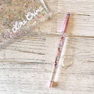 Lime Crime 💜 Aquarium Glitter Angled Brow Brush