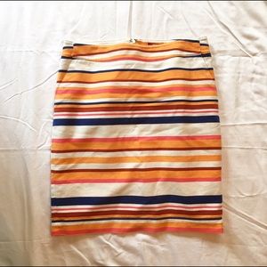 MOVING SALE Striped pencil skirt Merona sz 6